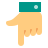 Hand Down icon