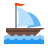 Mittelgroßes Segelschiff icon