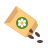 color style 씨앗과 함께 종이 가방 icon