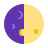 color style first quarter icon