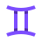 color style zwillinge icon