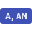 color style indefinite article icon