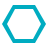 color style hexágono icon