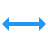 color style resize horizontal icon