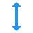 color style resize vertical icon
