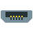 color style usb micro b icon