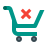 color style clear shopping cart icon