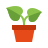 Plante en pot icon