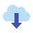 color style download from cloud icon