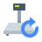 color style industrial scales connecting icon