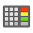color style pin tastatur icon
