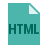 HTML Filetype icon