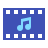 color style 영화 사운드 트랙 icon