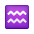 emoji style aquarius icon