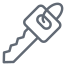 chiave dell'auto icon