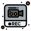 external-videocamera-news-flatart-icons-lineal-color-flatarticons icon