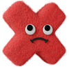 fuzzy style sad cancel icon icon