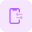 mobile data exchange icon