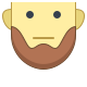 office l style barba corta icon