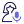 audio played by single user on a chat messenger icon