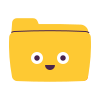 Smiling folder icon
