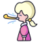 birthday girl icon