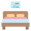 double bed icon