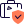 Luggage safety plan isolated on white background icon