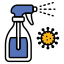 disinfectant spray icon