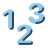 parakeet color style numbers icon