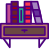 Bookshelf icon