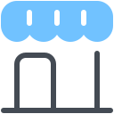 pastel color style shop icon