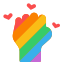 Rainbow Hand icon