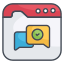 chat in web icon