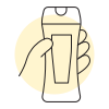 handsy style shampoo icon
