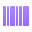 skeuomorphism style barcode icon
