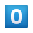 Кнопка цифра 0 icon