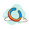 cloud style 트리바고 icon