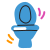 scribby style toilet bowl icon