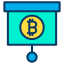 Presentation about Bitcoin icon