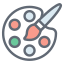 color pallet icon