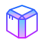 gradient style bevel mode icon