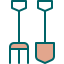 Shovel And Rake icon