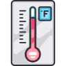 Temperature Fahrenheit icon