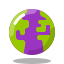 arcade style 글로브 지구 icon
