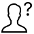 ios 17 outlined style inquiry icon