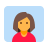 color style webcam frau icon