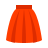 color style skirt icon