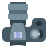 color style slr großes objektiv icon