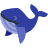 color style whale icon